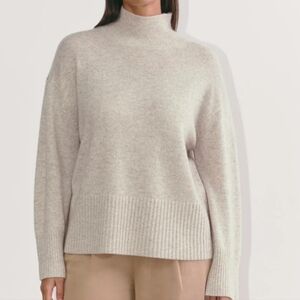 Everlane Cream Turtleneck Sweater